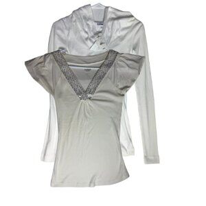 BUNDLE of 2-EXPRESS Women's Tees, Size XS (BB1304B)